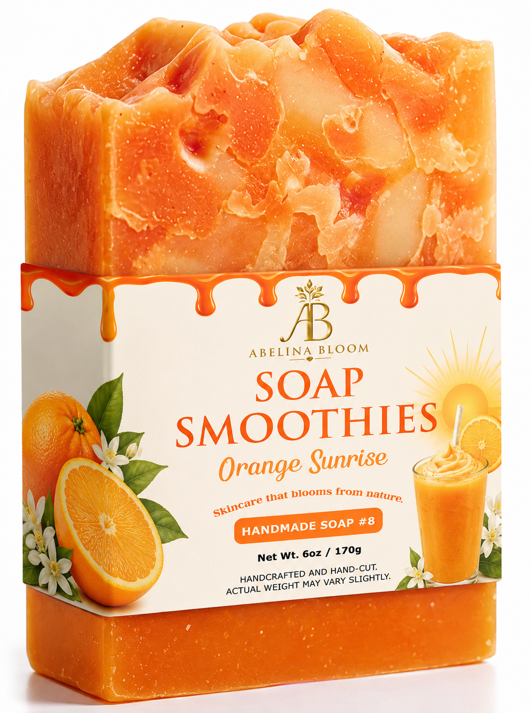 Orange Sunrise Soap Smoothie™ NO.8 | Handmade Goat Milk Soap