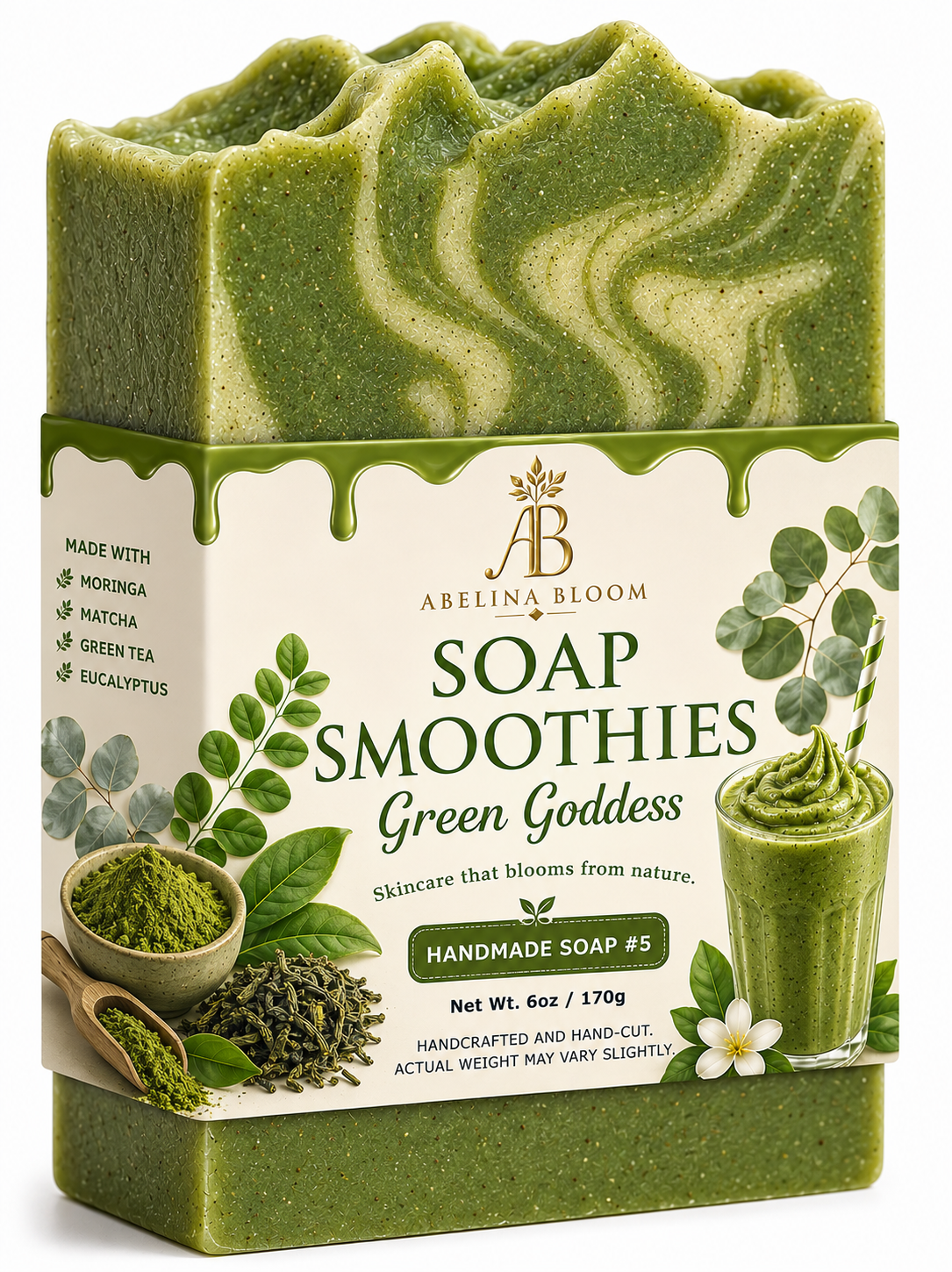 Green Garden Soap Smoothie™ No. 5 | Goat Milk Handmade Soap